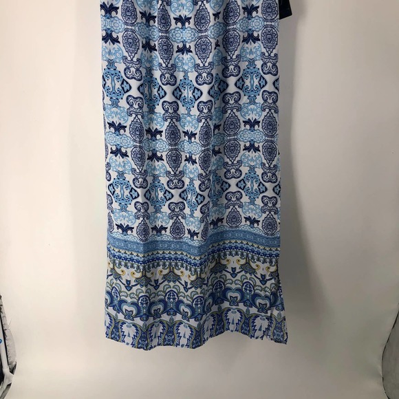 NWT Adrianna Papell 12P Paisley Flowy Summer Dress - Picture 4 of 15